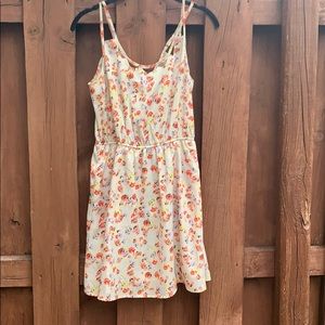 BCBGeneration Floral Spaghetti Strap Mini Dress XS